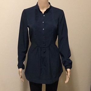 Nautica Navy Blouse